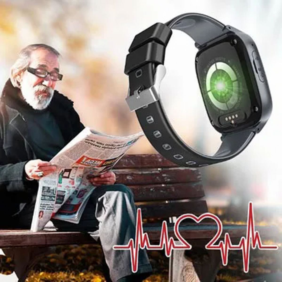 Compre 2g Ancianos Emergencia Gps Reloj Ubicación Tracker Sos