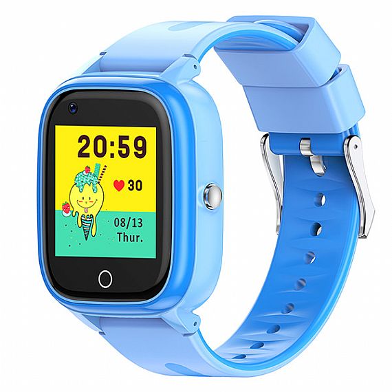 4G CAT1 GPS SOS Videocall Kids SmartWatch CT03 with Transparent casing