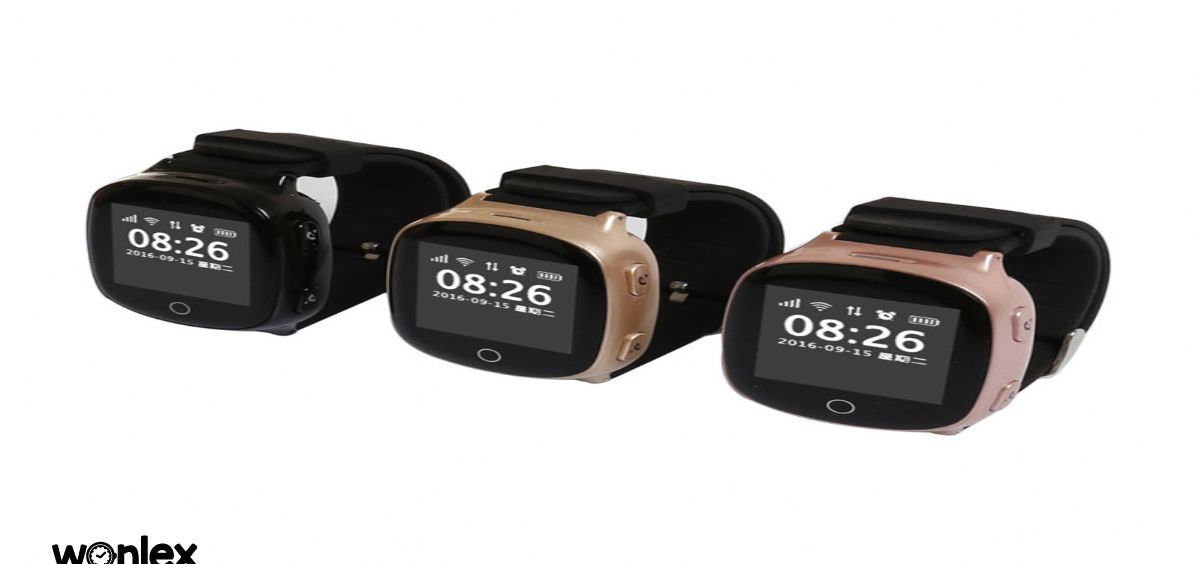 Wonlex Ancianos GPS WIFI Alarma anti-despegue Adultos Reloj inteligente  EW100 Plus